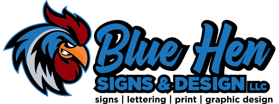 Blue Hen Signs and Design
