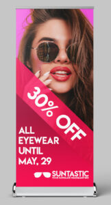 Retractable banner
